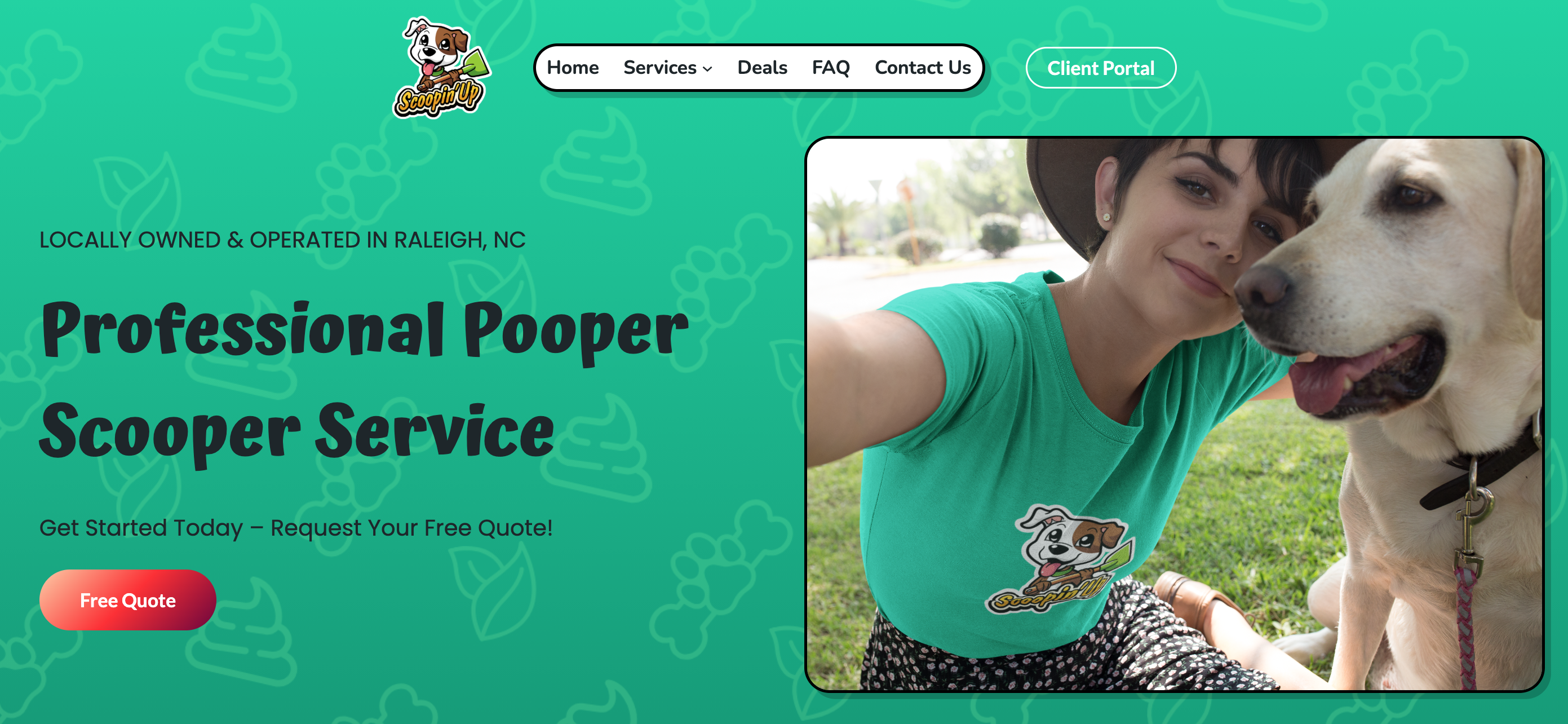 Scoopin’Up Professional Pooper Scooper Service | Raleigh NC ( pic: scoopinup.com )
