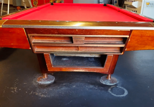 8.5 Foot BRUNSWICK GOLD CROWN IV Pool Table For Sale Raleigh NC By Professional Billiards