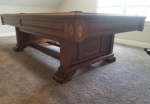 9 Foot Brunswick Windsor Pool Table For Sale Raleigh NC By Professional Billiards