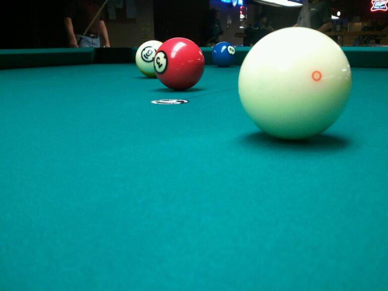 Professional Billiards works with area billiard halls and bars