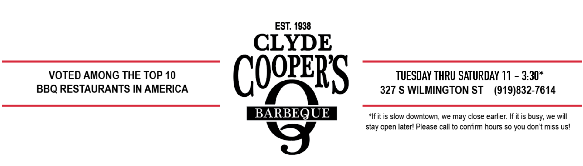 Clyde Cooper's BBQ | Celebrating 84 Years