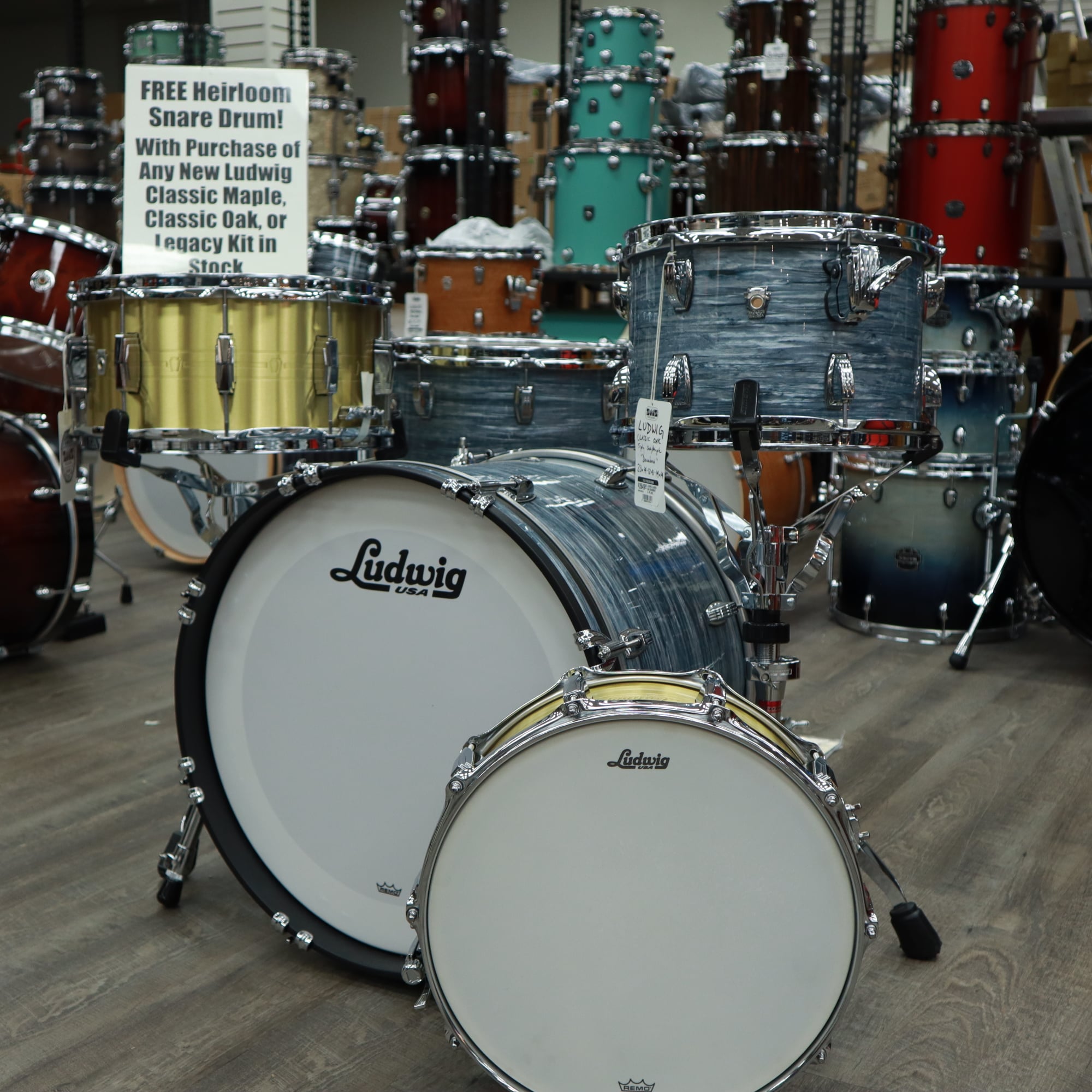 Drumkits at 2112 Percussion | Raleigh NC (pic: 2112percussion.com)