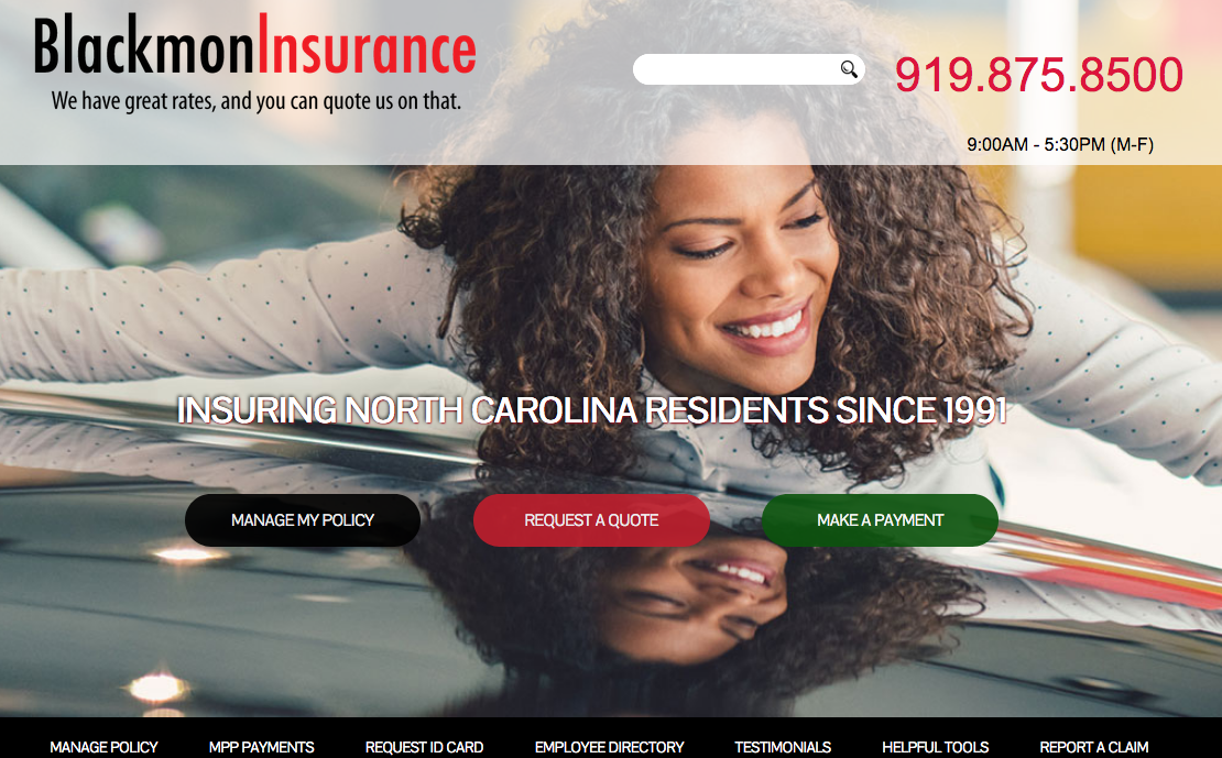 Blackmon Insurance Agency Raleigh, NC www.blackmoninsurance.com