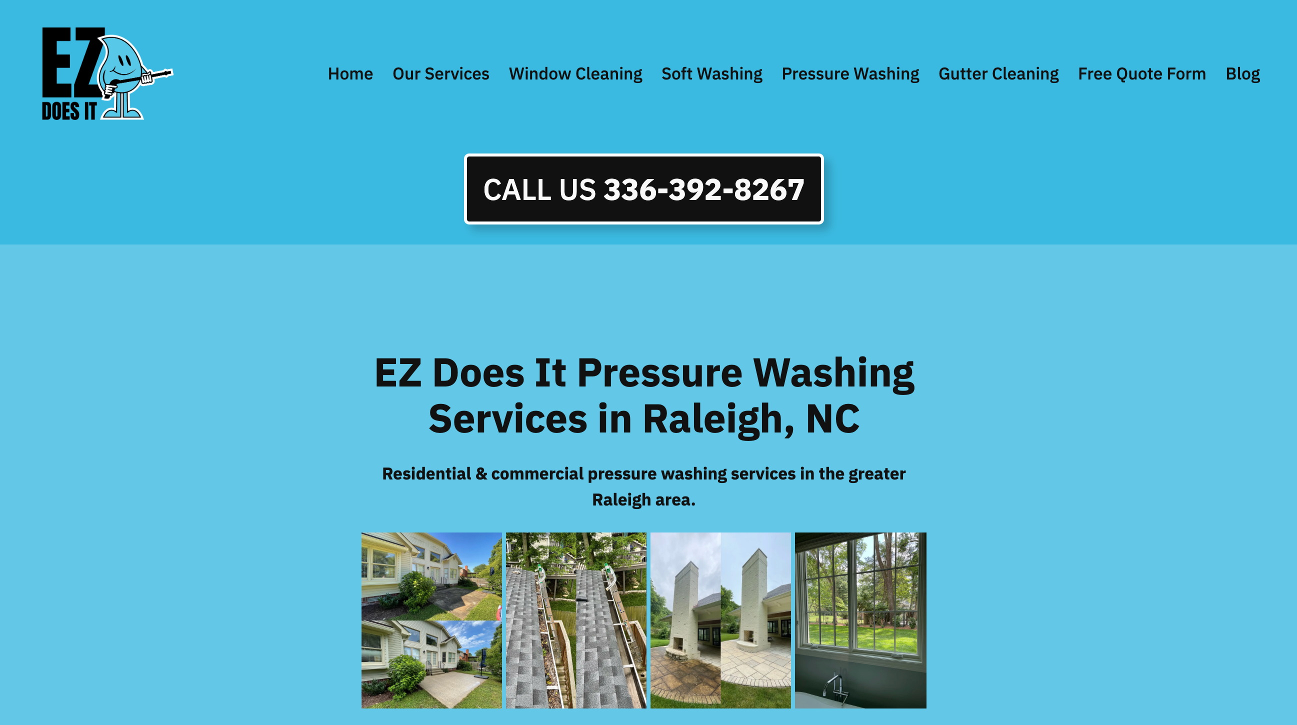 Raleigh EZ Does It Cleaning Services Clayton NC (Pic: website: ezdipressurewash.com)