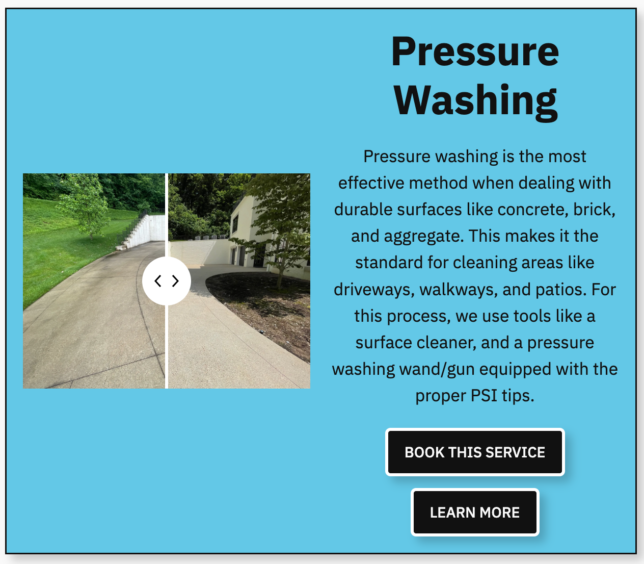 EZ Does It Pressure Washing services: Raleigh NC (Pic: website: ezdipressurewash.com)